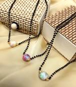 3 Crystal Ball Mangalsutra Combo