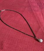 Silver Diamond Drop Mangalsutra