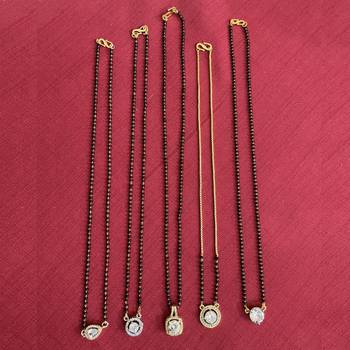 Dailywear Diamond Gold 5 Mangalsutra Combo 2