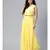 Yellow Sleeveless Belted Maxi Dress