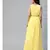 Yellow Sleeveless Belted Maxi Dress