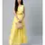Yellow Sleeveless Belted Maxi Dress