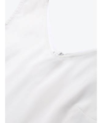Off-White Sleeveless Belted Mini Dress 5
