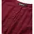 Maroon Pleated Midi Dress