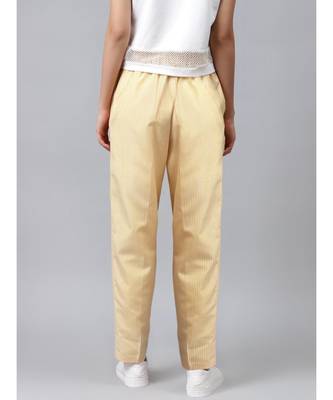 Yellow Stripes Tapered Pants 3