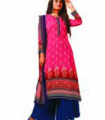 Designer Party Wear Crepe Silk Exclusive Print Salwar Kameez With Dupatta Unstitched