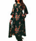 Designer Party Wear Crepe Silk Exclusive Print Salwar Kameez With Dupatta Unstitched