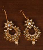 Kundan Embellished Designer Earrings 217ED126