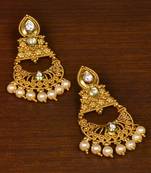 Kundan Embellished Designer Dangler Earrings 217ED151