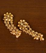 Kundan Embellished Designer Dangler Earrings 217ED158