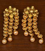 Kundan Embellished Designer Dangler Earrings 217ED159