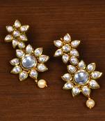 Kundan Embellished Designer Earrings 217ED163