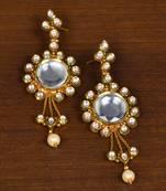 Kundan Embellished Designer Dangler Earrings 217ED164