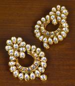 Kundan Embellished Designer Earrings 217ED172