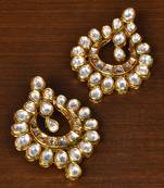 Kundan Embellished Designer Earrings 217ED173