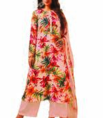 Designer Party Wear Crepe Silk Exclusive Print Salwar Kameez With Dupatta Unstitched