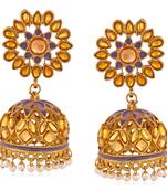 Blue crystal earrings