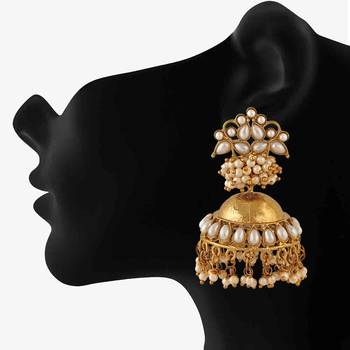 White pearl earrings 2