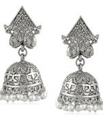 Silver earrings