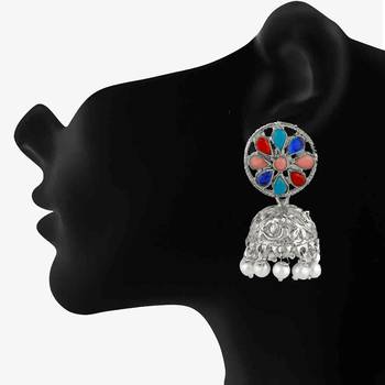 Multicolor crystal earrings 2