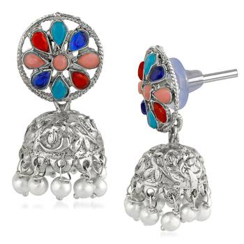 Multicolor crystal earrings 3