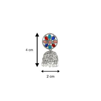 Multicolor crystal earrings 4