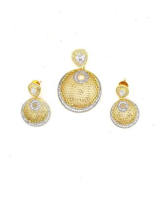 Gold Plated american_diamonds Pendants 2