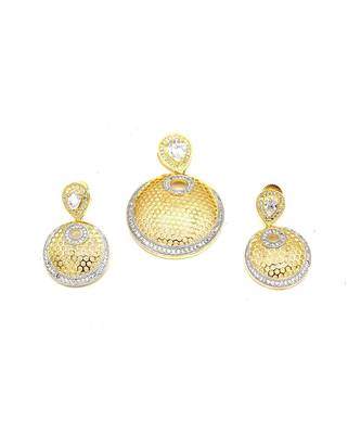 Gold Plated american_diamonds Pendants 3