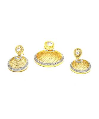 Gold Plated american_diamonds Pendants 4
