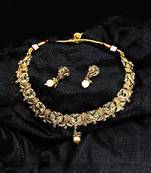 Gold plated necklace sets