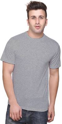 Multicolor plain cotton men-tshirts in Black Grey 4