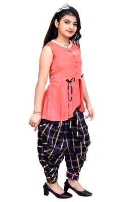 A&A Fashion Party Wear Kurta With Dhoti Pant 3