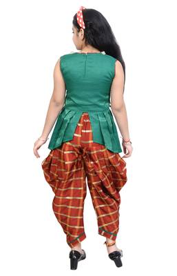 A&A Fashion Party Wear Kurta With Dhoti Pant 5