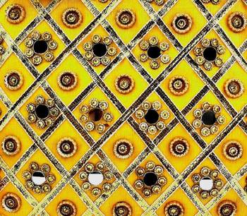Rajasthani Jaipuri Ethnic Handcrafted Embellished Beaded Potli Wristlets Bags For Women's - Yellow 5