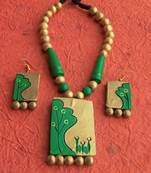 RozMili HandMade Terracotta jewellery set