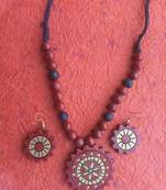RozMili HandMade Terracotta jewellery set