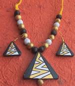 RozMili HandMade Terracotta jewellery set