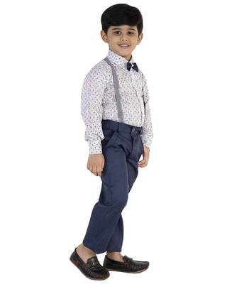 fourfolds boy's 3-piece suit 3