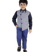 fourfolds boy's 3-piece suit