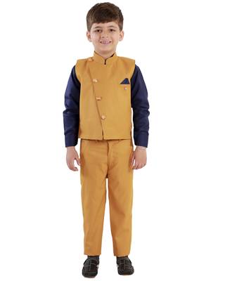 fourfolds boy's 3-piece suit 1