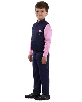 fourfolds boy's 3-piece suit 3