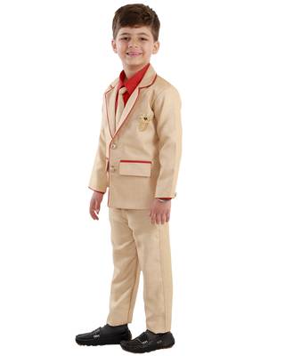 fourfolds boy's 3-piece suit 3