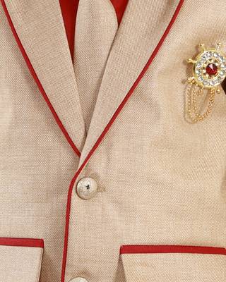 fourfolds boy's 3-piece suit 4
