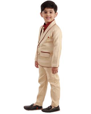 fourfolds boy's 3-piece suit 3