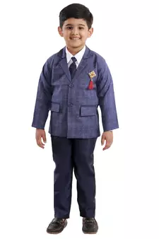 fourfolds boy's 3-piece suit