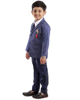 fourfolds boy's 3-piece suit 3