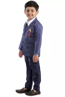 fourfolds boy's 3-piece suit