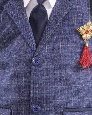 fourfolds boy's 3-piece suit 4