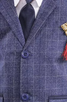 fourfolds boy's 3-piece suit