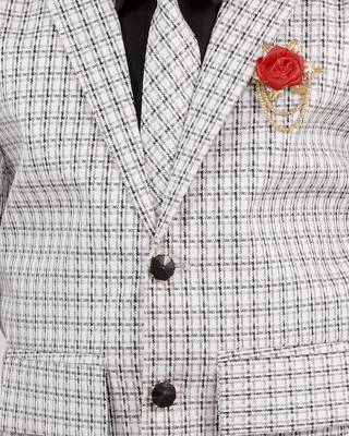 fourfolds boy's 3-piece suit 4